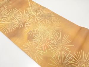 唐松模様織り出し　袋帯